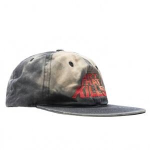 NEW GALLERY men's art that kills cap in sun faded black